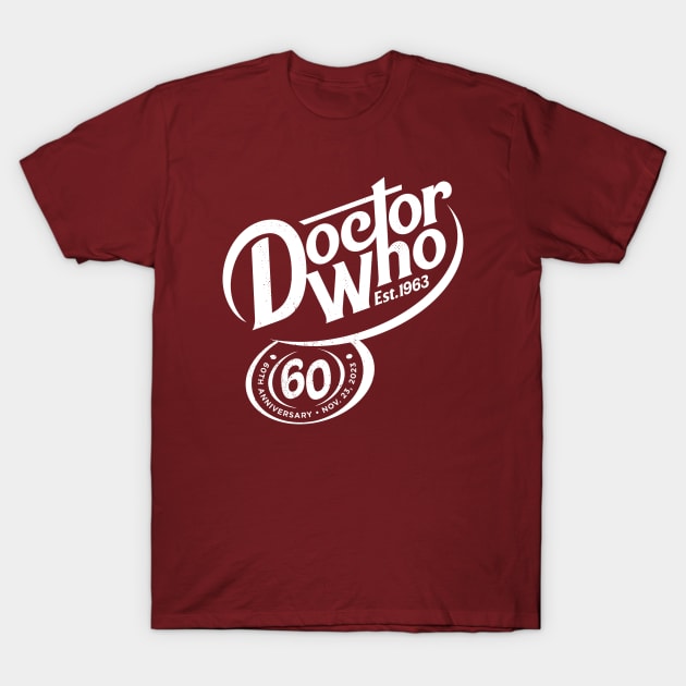 Dr. Pepper cosplaying as Doctor Who - White T-Shirt by curtrjensen